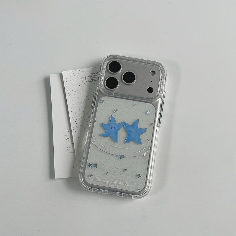 Korean-style Blue Star Phone Case