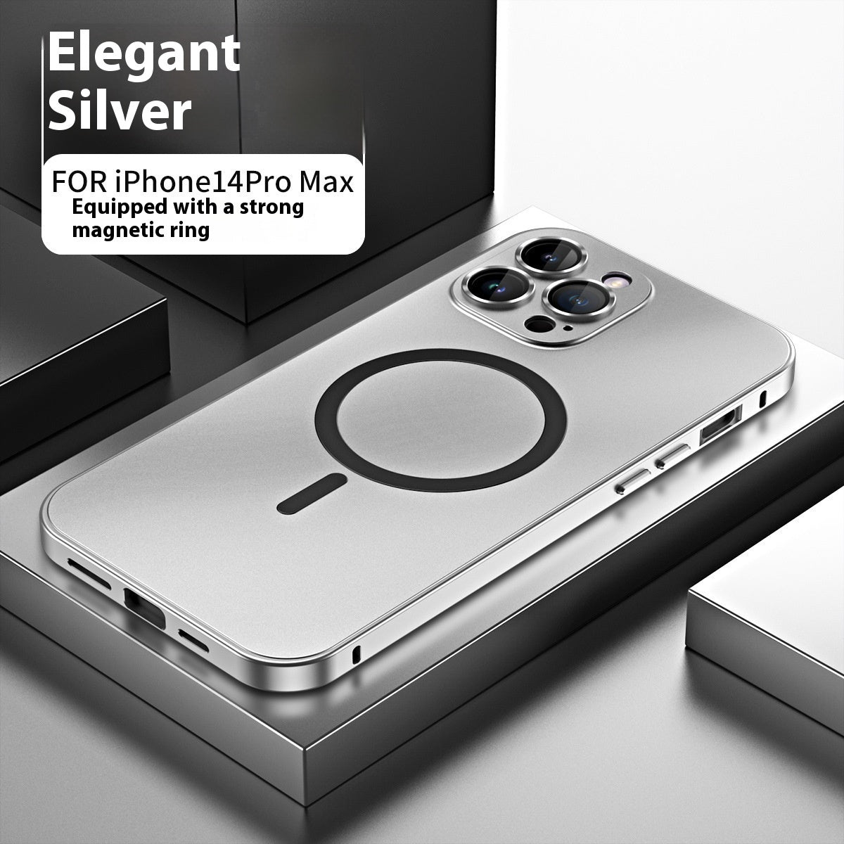 Metal Aluminum Alloy Frame - Magnetic IPhone Case