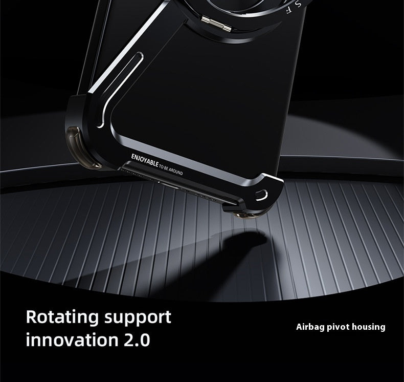 Metal Frame with Magnetic Bracket IPhone Case