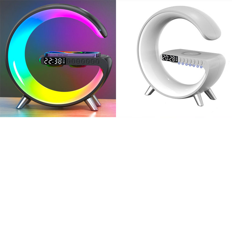 GlowCharge Pro- Wireless Charger + 200+ Pattern LED Atmosphere lamp + Bluetooth Speaker