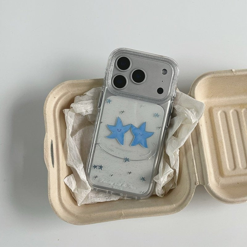 Korean-style Blue Star Phone Case