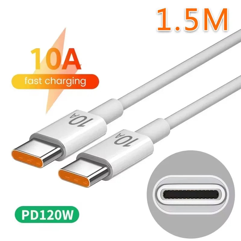 240W GaN Fast Charger With LED Light 5 in 1 Multi Port Phone Charging Head