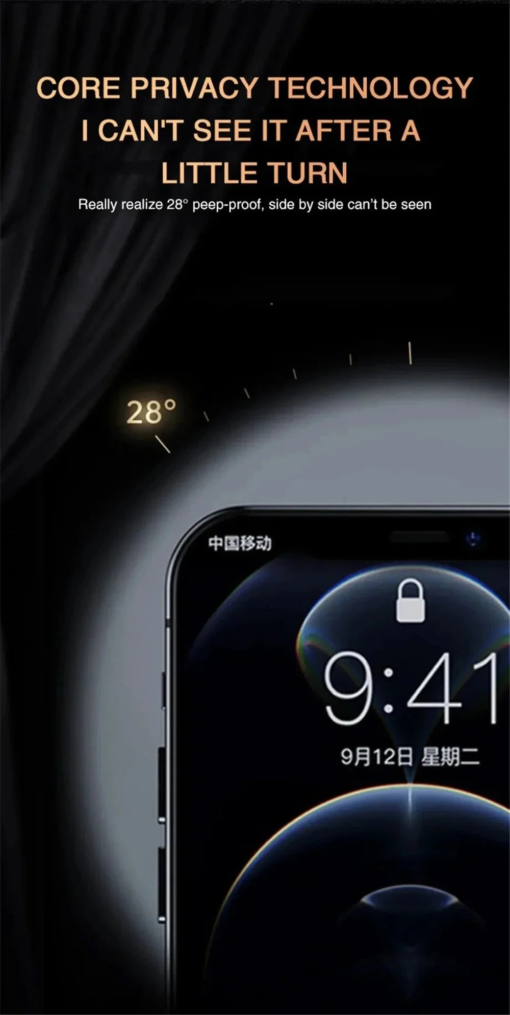 Privacy Screen Protector For iPhone