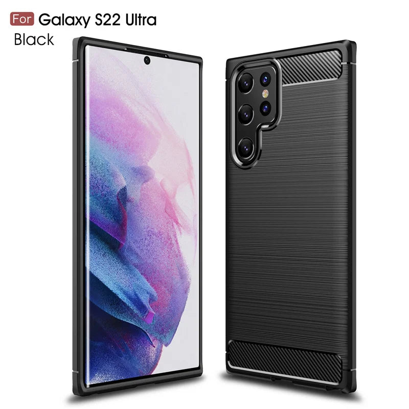 Samsung Galaxy S22, S23 Case Cover Coque Bumper Shockproof TPU