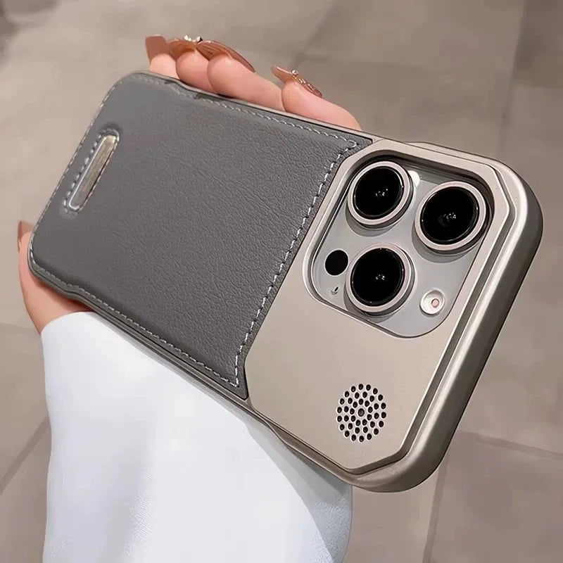 Aromatherapy Leather Case for iPhone - Magsafe Magnetic Frameless Armor Cover