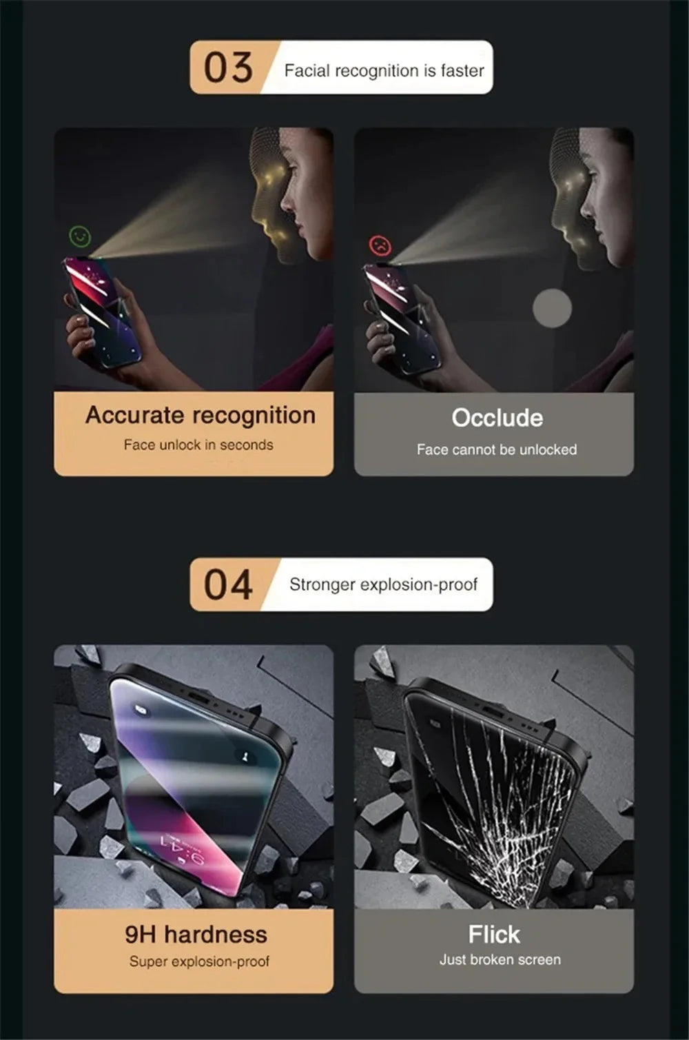 Privacy Screen Protector For iPhone