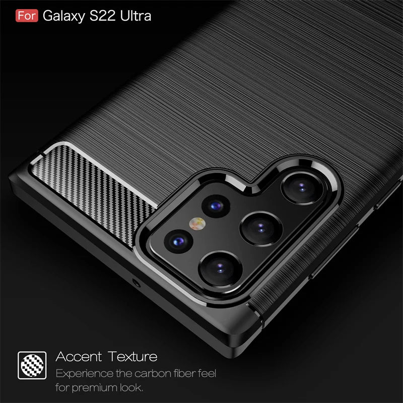 Samsung Galaxy S22, S23 Case Cover Coque Bumper Shockproof TPU