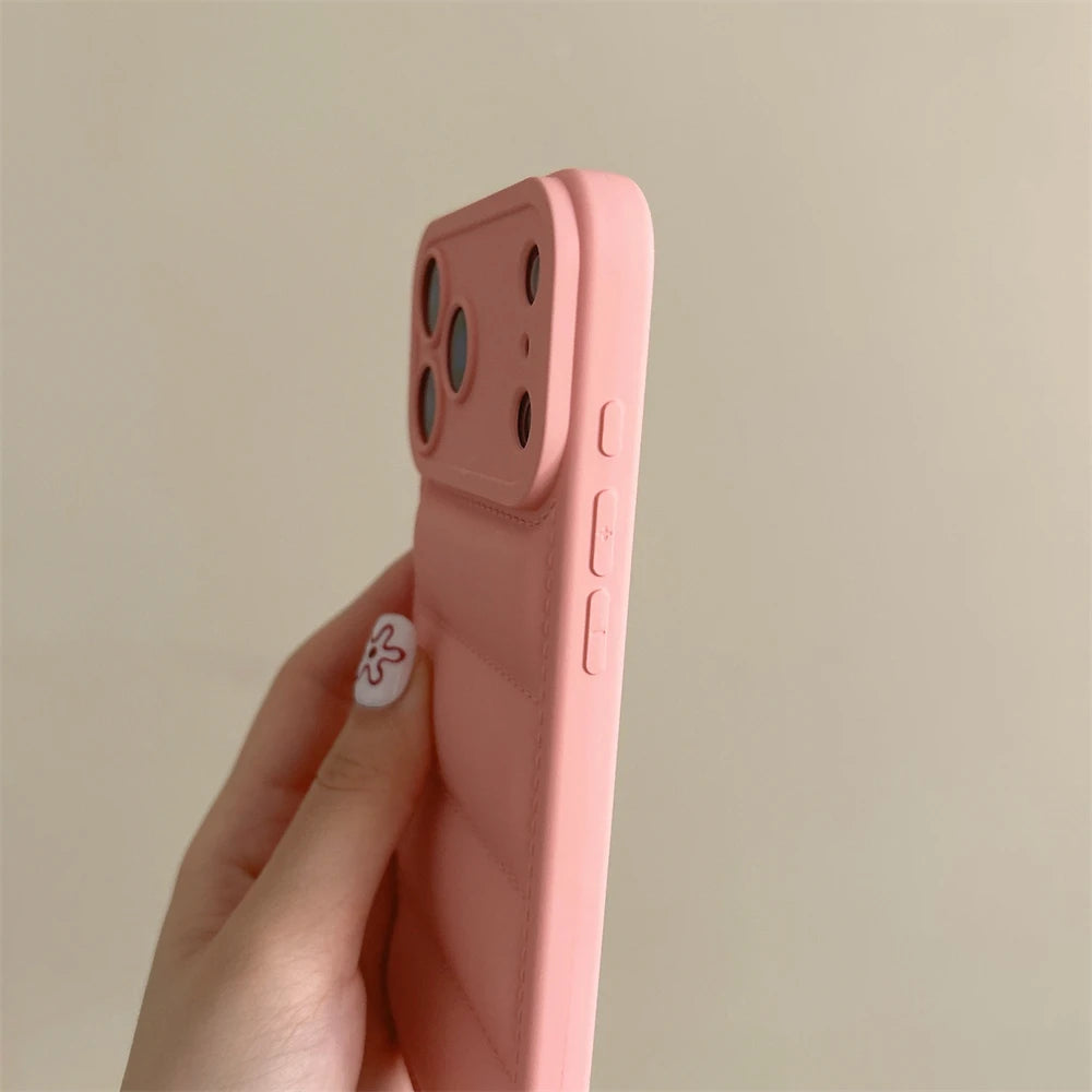 Silicone Case For iPhone - Shockproof Camera Protection Wrist Strap Cover