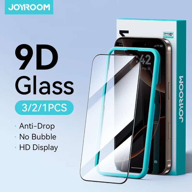 Joyroom 3/2/1PCS HD Glass For iPhone Screen Protector Tempered Glass Protection