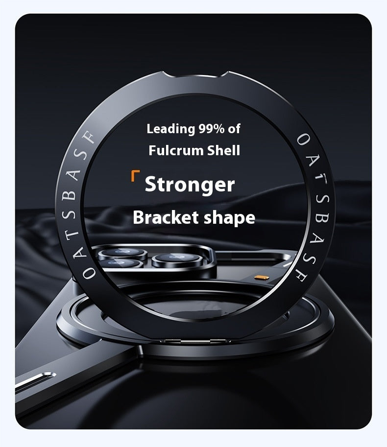 Metal Frame with Magnetic Bracket IPhone Case